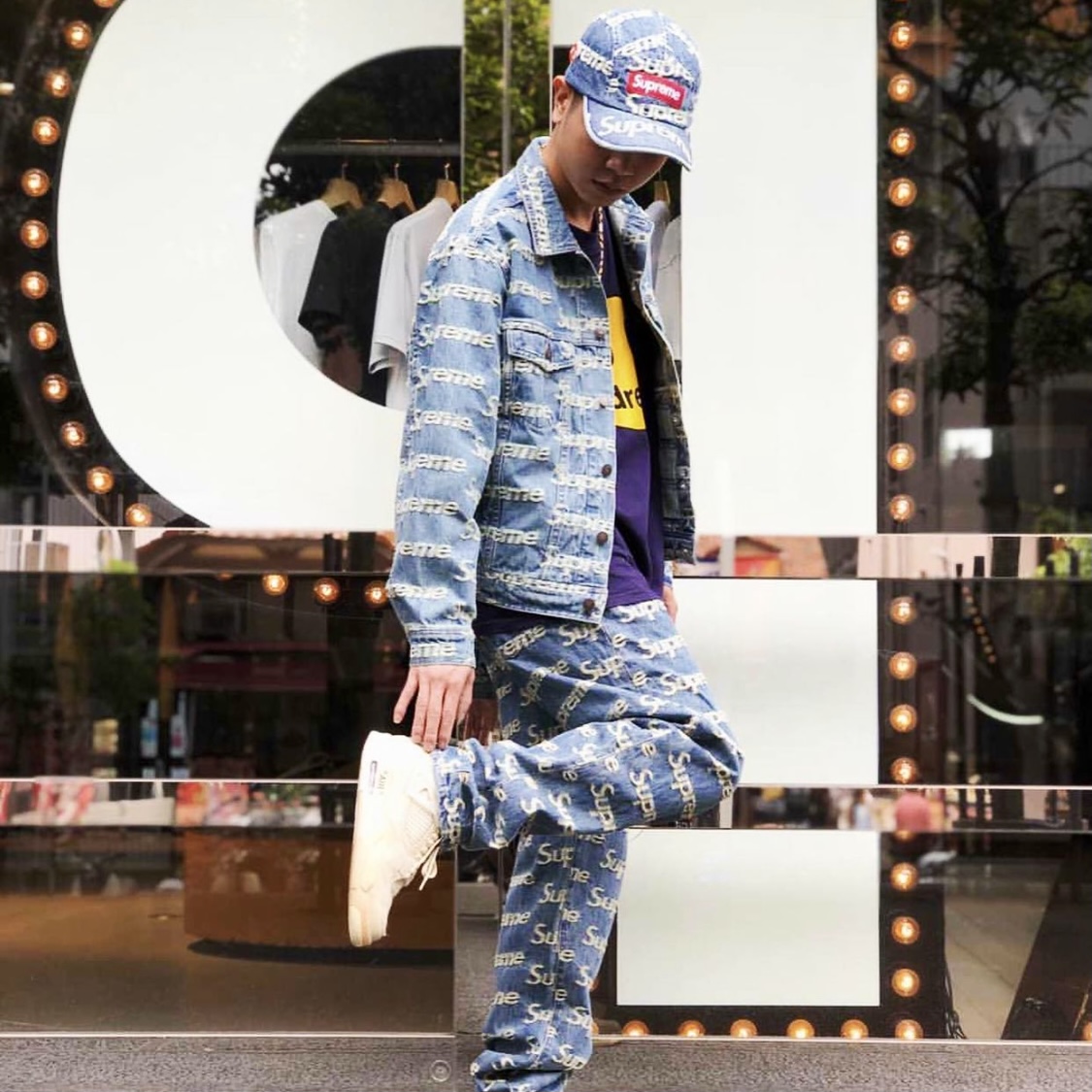 最安値に挑戦】 21SS Supreme Frayed Logos Trucker Jacket - 通販